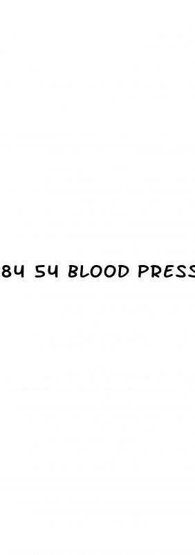 84 54 blood pressure