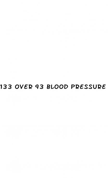 133 over 93 blood pressure