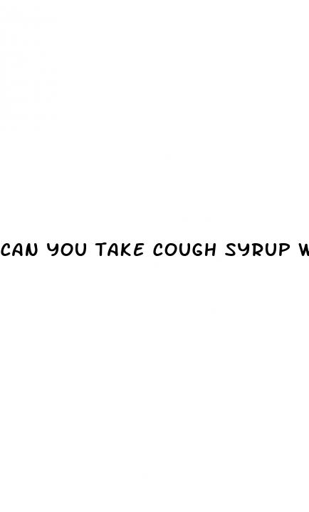 can you take cough syrup with high blood pressure