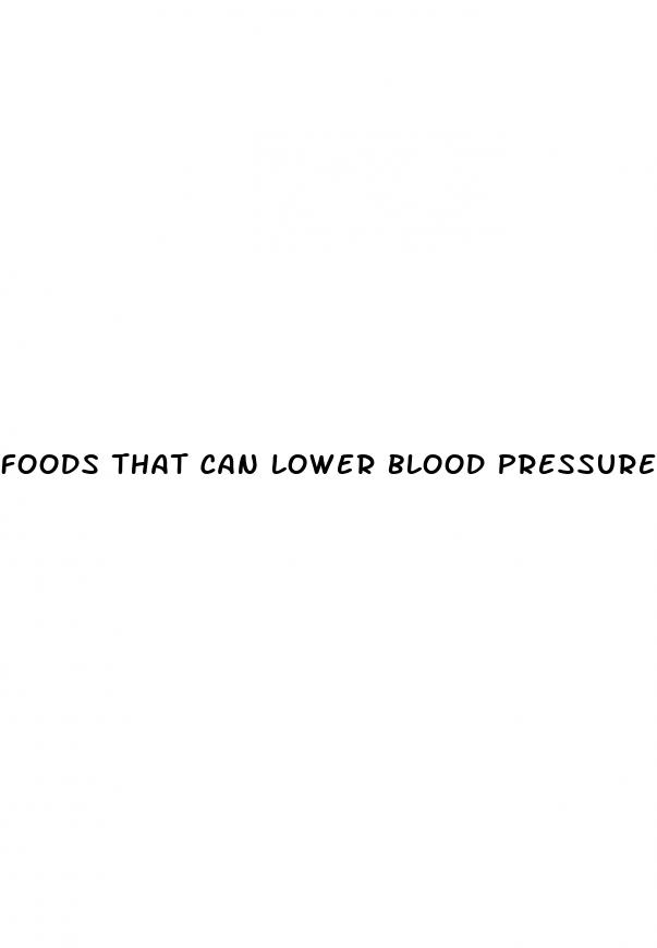 foods that can lower blood pressure