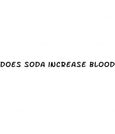 does soda increase blood pressure