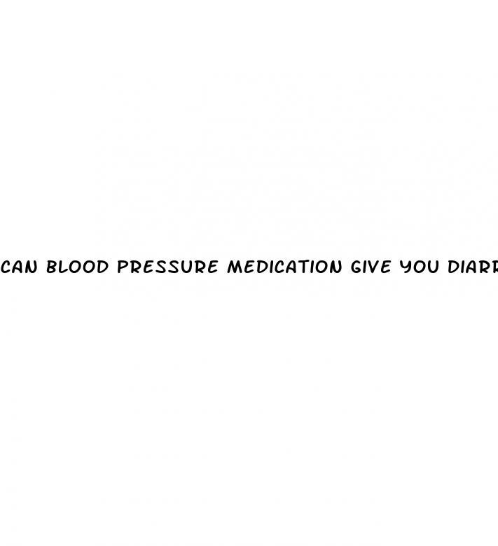 can blood pressure medication give you diarrhea