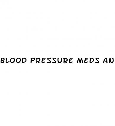 blood pressure meds and alcohol
