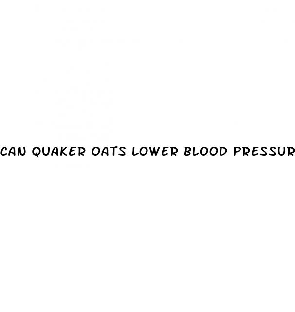 can quaker oats lower blood pressure