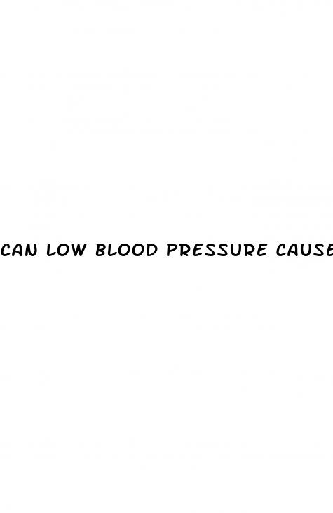can low blood pressure cause cold sweats