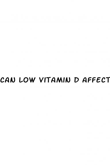 can low vitamin d affect blood pressure