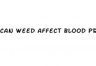 can weed affect blood pressure