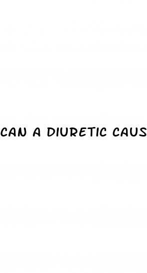 can a diuretic cause high blood pressure