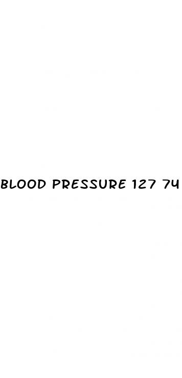 blood pressure 127 74