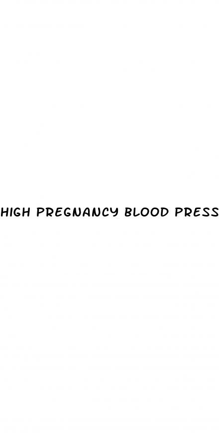 high pregnancy blood pressure