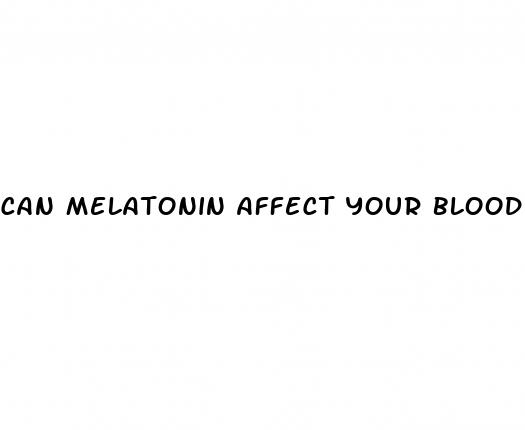 can melatonin affect your blood pressure