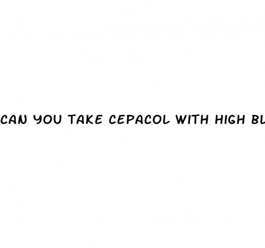 can you take cepacol with high blood pressure