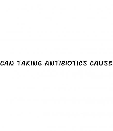 can taking antibiotics cause high blood pressure