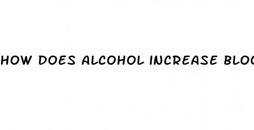 how does alcohol increase blood pressure
