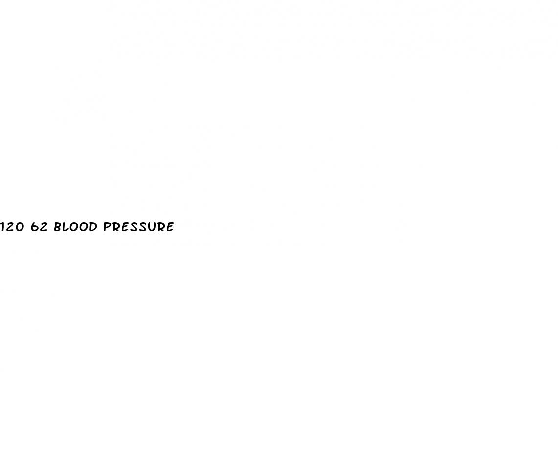 120 62 blood pressure