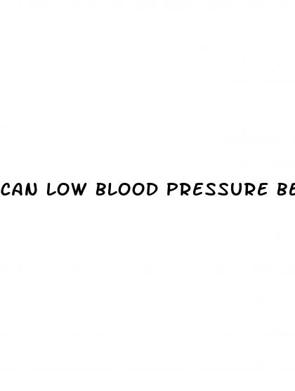 can low blood pressure be hereditary