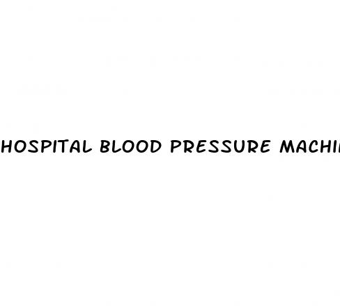 hospital blood pressure machine