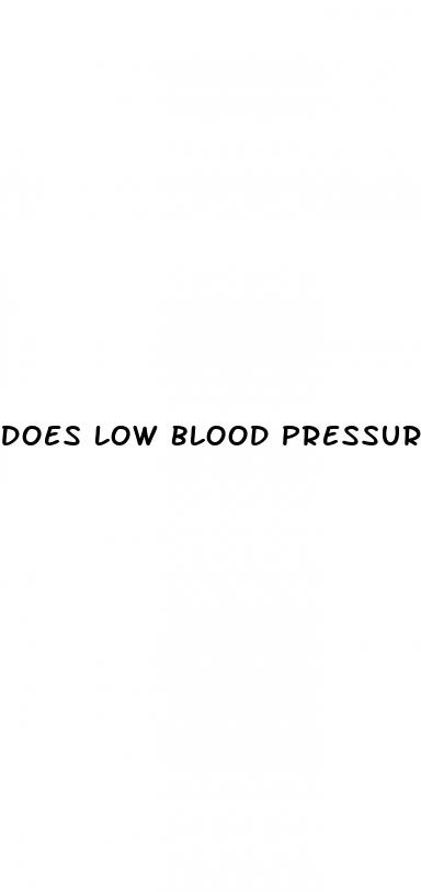 does low blood pressure make you sleepy
