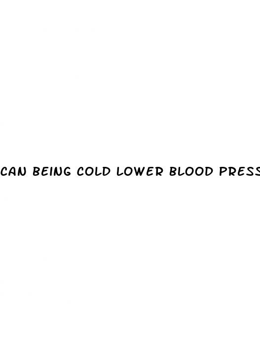 can being cold lower blood pressure