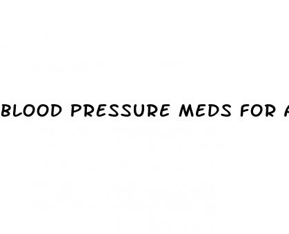 blood pressure meds for anxiety