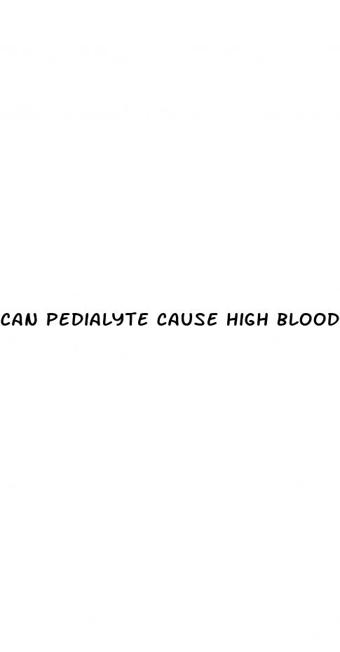 can pedialyte cause high blood pressure
