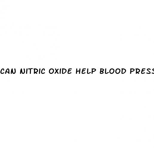 can nitric oxide help blood pressure