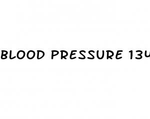 blood pressure 134 83