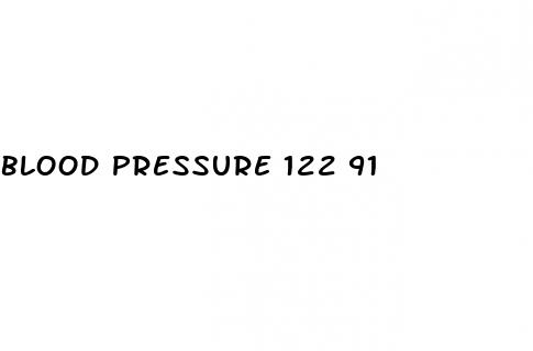 blood pressure 122 91