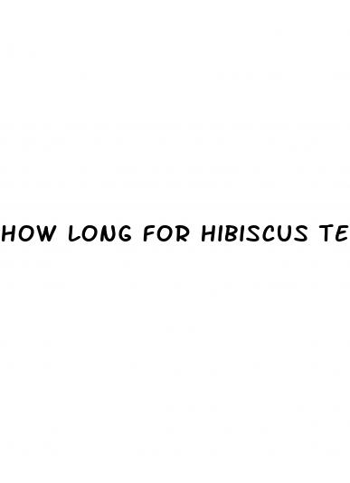 how long for hibiscus tea to lower blood pressure