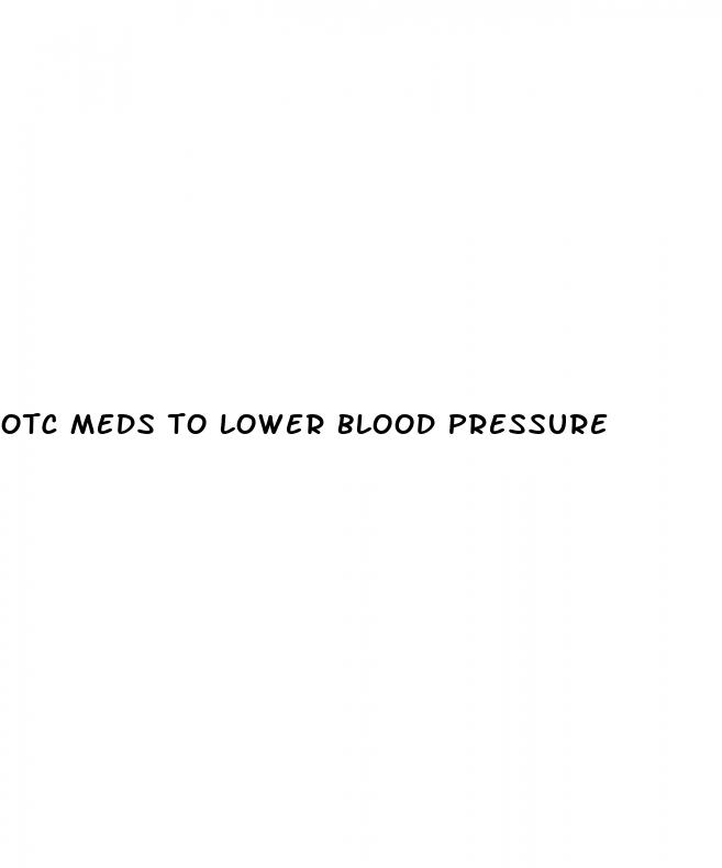 otc meds to lower blood pressure