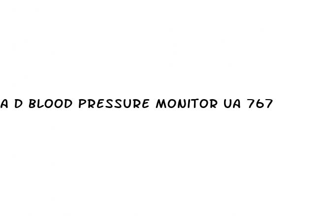 a d blood pressure monitor ua 767