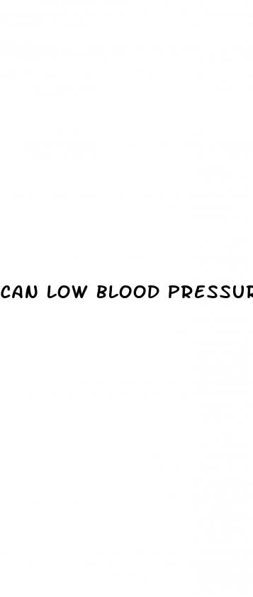 can low blood pressure cause sweating