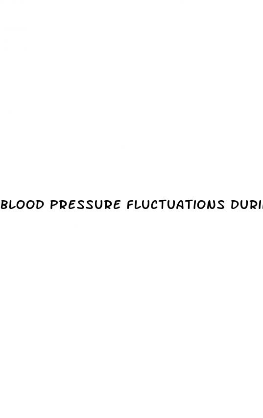 blood pressure fluctuations during the day