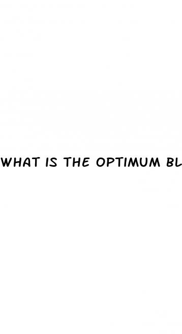 what is the optimum blood pressure