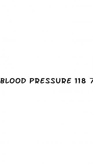 blood pressure 118 79