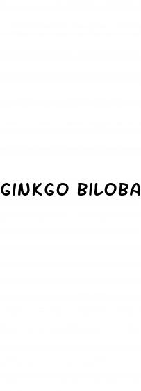 ginkgo biloba and high blood pressure medication