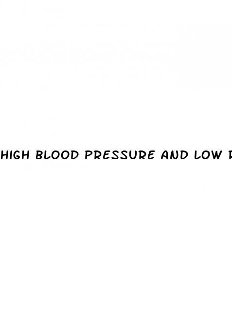 high blood pressure and low resting heart rate