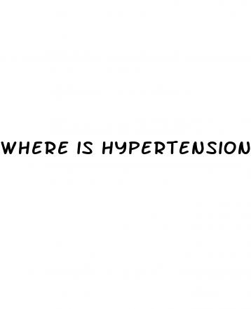 where is hypertension pain