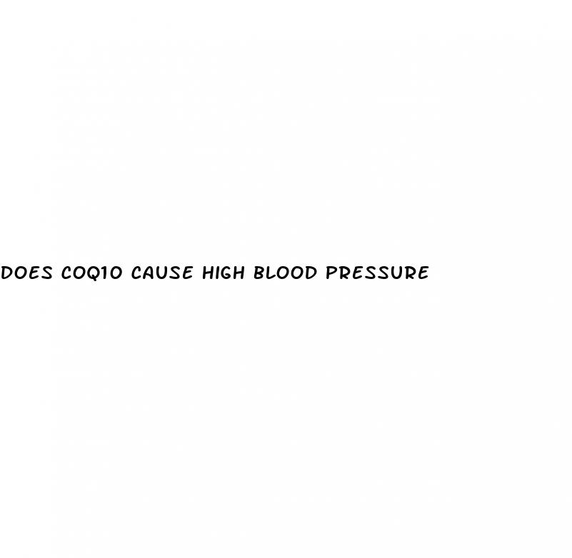 does coq10 cause high blood pressure