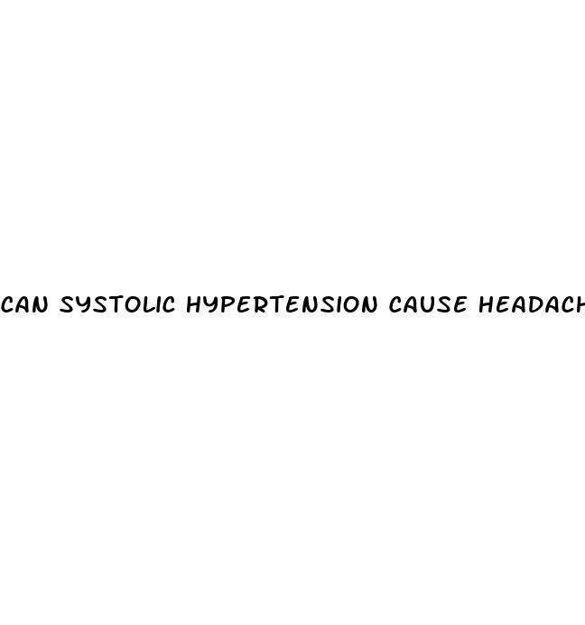 can systolic hypertension cause headaches