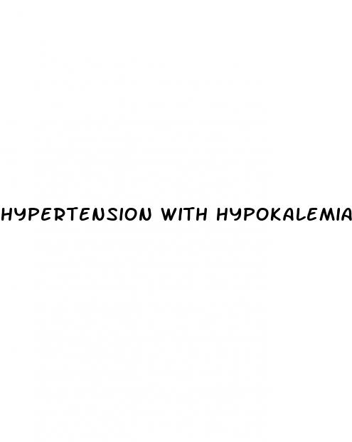 hypertension with hypokalemia seen in which syndrome