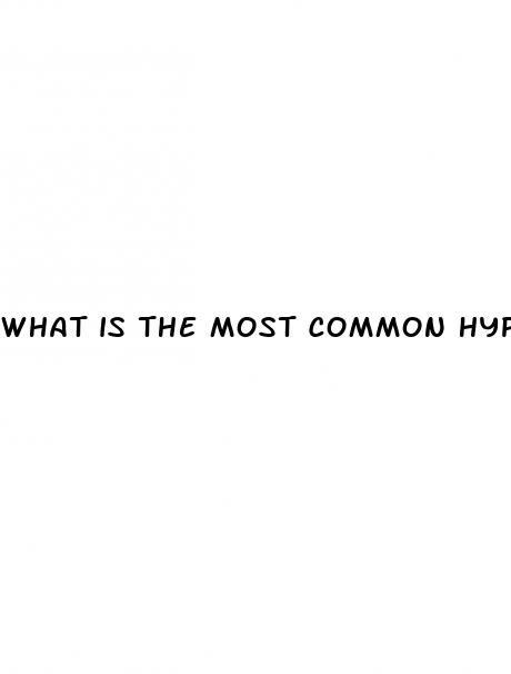 what is the most common hypertension found among competitive athletes