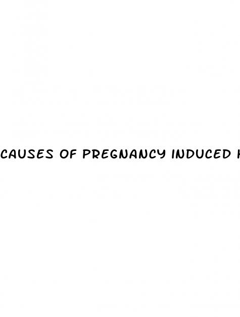 causes of pregnancy induced hypertension