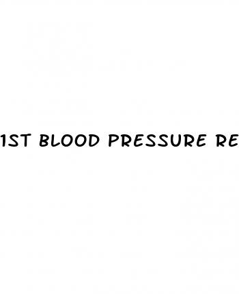 1st blood pressure reading high