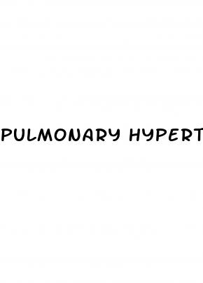 pulmonary hypertension classification mild moderate severe