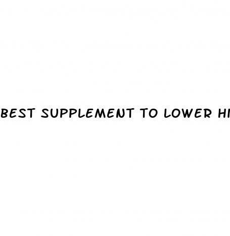 best supplement to lower high blood pressure