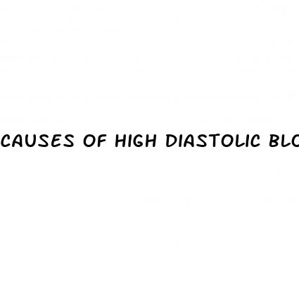causes of high diastolic blood pressure in elderly