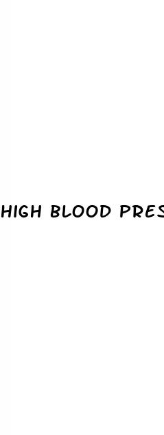 high blood pressure and concentration