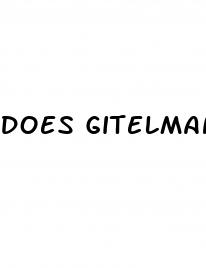 does gitelmans present with hypertension
