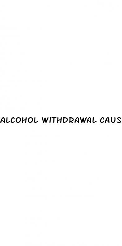 alcohol withdrawal cause high blood pressure